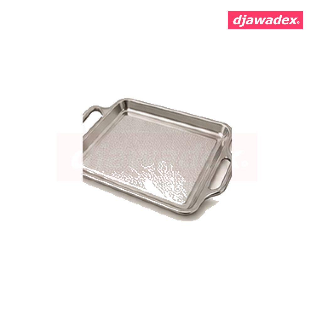 Plateau de service rectangulaire inox
