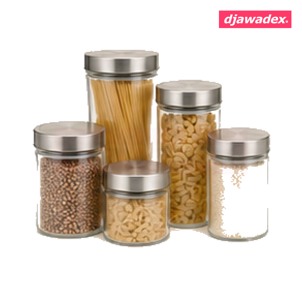 Bocaux de stockage verre et inox