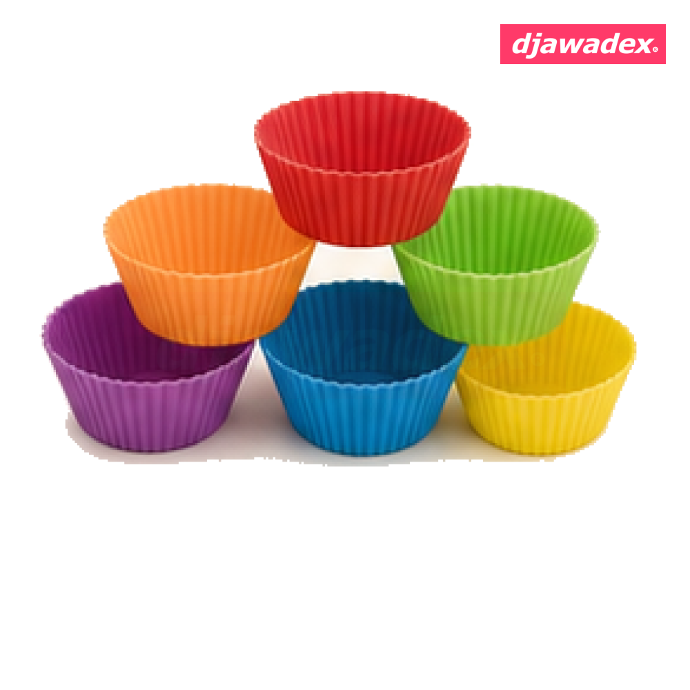 Moules muffins silicone couleur