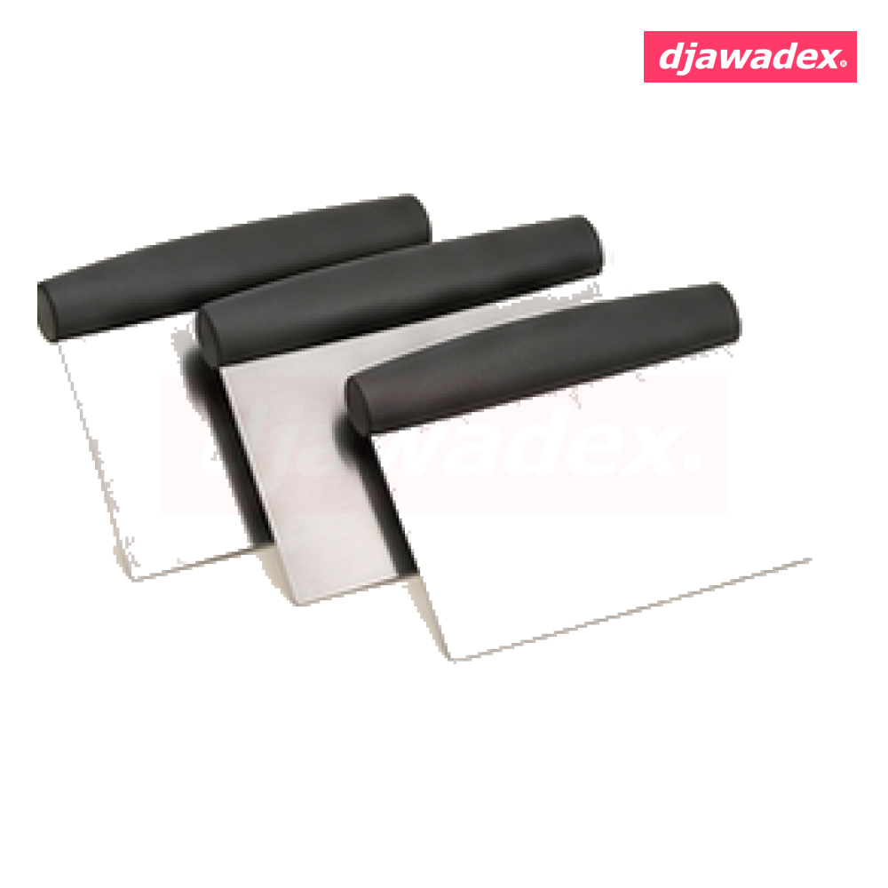 Raclettes à pâte inox 3 pièces